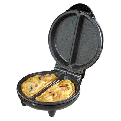 Daewoo Electric Omelette Maker Deep Fill Non Stick Egg Cooker Healthy Frying Pan