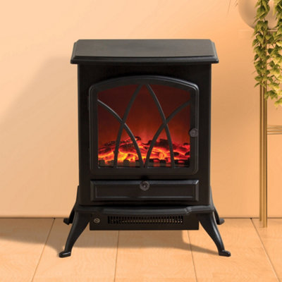 Daewoo Electric Stove Style Fireplace 2000W Variable Thermostat Black Price Comparisons | Compare The Build