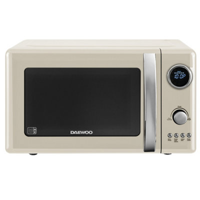 Daewoo Kensington Cream Microwave 20 Litre 800W Digital Display SDA1654GE