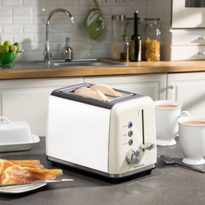 Daewoo Kensington Matching Pyramid Kettle 2-Slice Toaster & Microwave ...