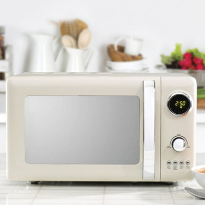 Powerpoint 20L Freestanding Microwave Cream