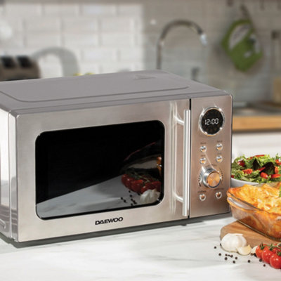 Daewoo KOR3000SL 20 Litre Microwave Silver 700W SDA2071GE