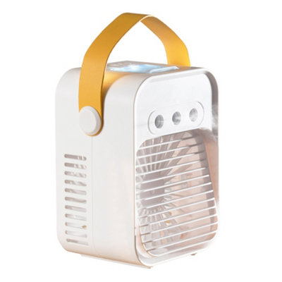 Daewoo Mini Cooler Humidifier USB Rechargeable Portable Desk Fan COL1543GE