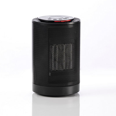 Daewoo PTC Fan Heater 1200W With Digital Display Oscillation LED Timer Black HEA1814GE Price Comparisons | Compare The Build