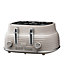 Daewoo Sienna 4 Slice Toaster High Lift Handle Taupe SDA2485GE