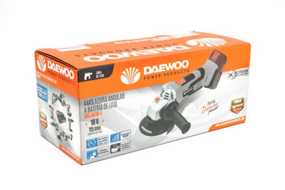 Daewoo U-FORCE Cordless Battery Powered 115mm 18V Angle Grinder (BODY ONLY)