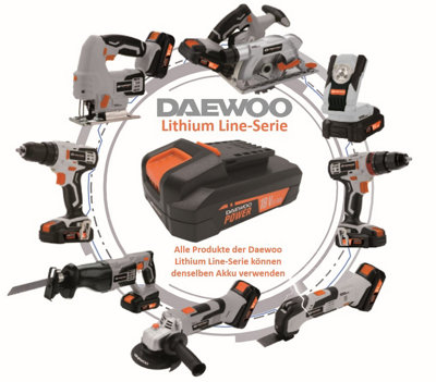 Daewoo U-FORCE Cordless Battery Powered 115mm 18V Angle Grinder (BODY ONLY) - 4