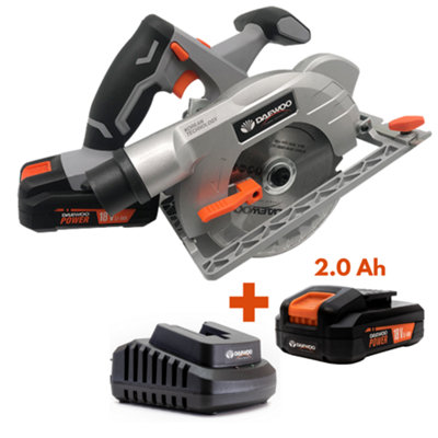 Daewoo U-FORCE Series 18V Cordless Circular Saw 150mm + 2.0Ah Battery + Charger