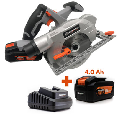 Daewoo U-FORCE Series 18V Cordless Circular Saw 150mm + 4.0Ah Battery + Charger