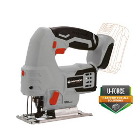 Daewoo U-FORCE Series 18V Cordless Electric Jigsaw (BODY ONLY) 5YR Warranty 2500 spm H:8.0 x W:22.0 x D:25.5 cm