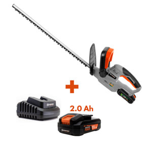 Daewoo U-FORCE Series 18V Cordless Hedge Trimmer + 2.0Ah Battery + Charger