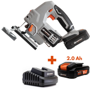 Daewoo U-FORCE Series 18V Cordless Jigsaw + 2.0Ah Battery + Charger