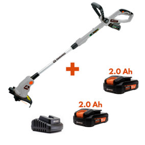 Daewoo U-FORCE Series 18V Cordless Strimmer + 2 x 2.0Ah Battery + Charger