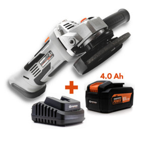 Daewoo U-FORCE Series Cordless Angle Grinder 125mm + 4Ah Battery + Charger
