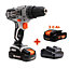 Daewoo U-FORCE Series Cordless Drill Driver + 2.0Ah Battery + Charger
