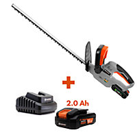 Daewoo U-FORCE Series Cordless Hedge Trimmer + 2.0Ah Battery + Charger