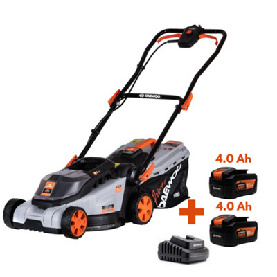 Daewoo U-FORCE Series Cordless Lawnmower 32cm + 2 x 4.0Ah Battery + Charger