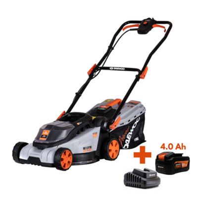 Daewoo U-FORCE Series Cordless Lawnmower 32cm + 4.0Ah Battery + Charger