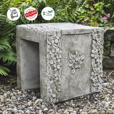 Daisy Design Stone Cast Garden Stool / Seat