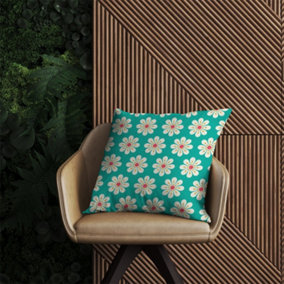 Daisy Pattern Outdoor Cushion 60cm x 60cm