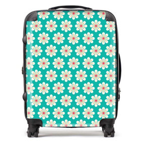 Daisy Pattern Suitcase - Large