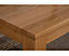 Dakota 152cm Chunky Medium Solid Oak Dining Table