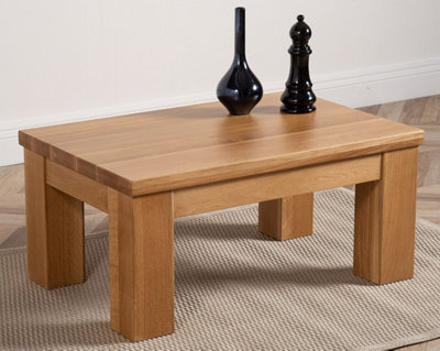 Small light sale oak coffee table