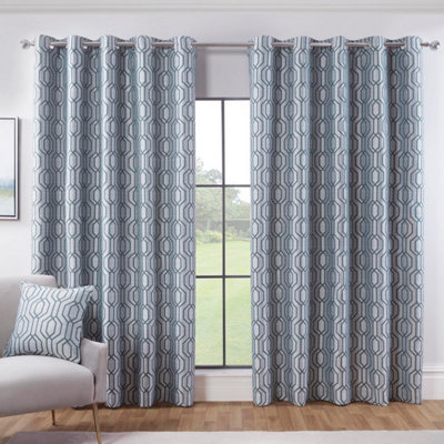 Green deals eyelet curtains