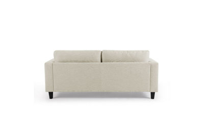 Dale 3 Seater Sofa, Natural Linen Fabric