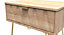 Dallas 1 Drawer Wide Side Table in Bardolino Oak (Ready Assembled)