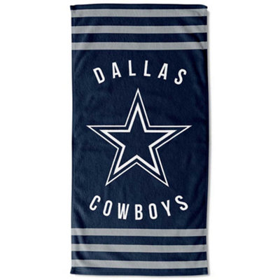 Dallas Cowboys Stripe Beach Towel Navy Blue (One Size) Price Comparisons | Compare The Build
