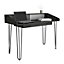Dallas Home Office Desk with hairpin legs