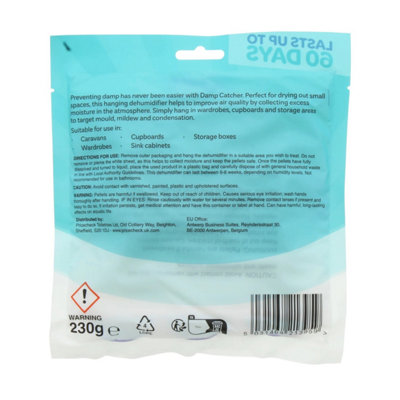 Damp Catcher Hanging Moisture Absorber 12 Pack 230g each Dehumidifier ...