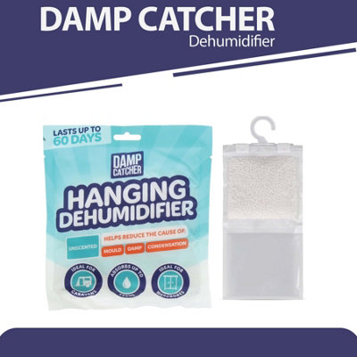Damp Catcher Hanging Moisture Absorber 12 Pack 230g each Dehumidifier ...