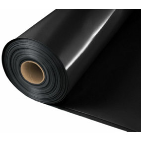 Damp Proof Membrane Black Polythene Sheeting Roll DPM 4m 5m Wide 300MU BRICK 20m x 5m