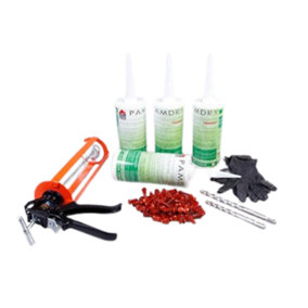 Damp Proofing Injection Cream Kit 4 x 1 Litre