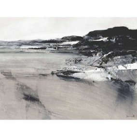 Dan Hobday The Beginning Canvas Print Black/White (40cm x 50cm)