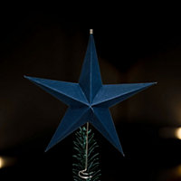 Dancer Navy Paper Christmas Tree Topper