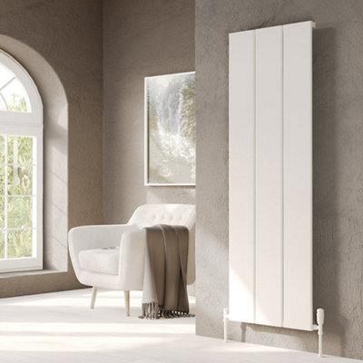 Dane London Verona Vertical Aluminium Designer Radiator 1800 x 608mm ...