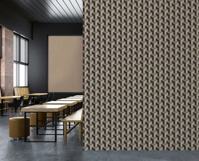 Daniel Hechter Wallpaper Daniel Hechter 7 Beige & Black AS781501