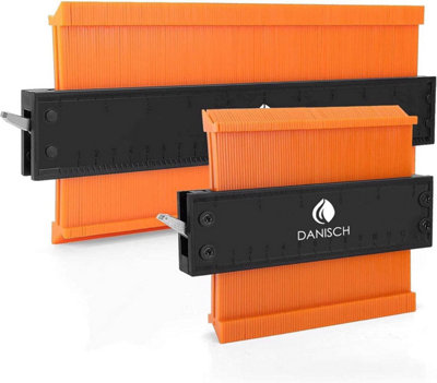 Danisch Profile Gauge Pack of 2 10" and 5"contour gauge profile tool duplicator shape ruler