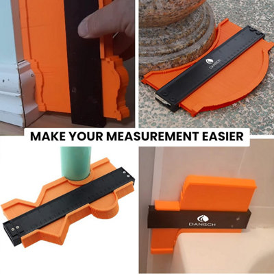 Danisch Profile Gauge Pack of 2 10" and 5"contour gauge profile tool duplicator shape ruler