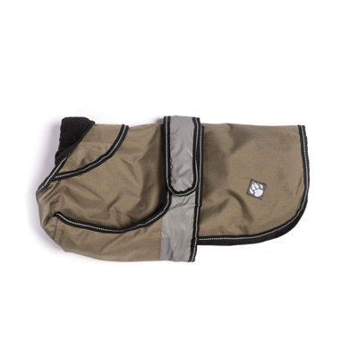 Danish Design 2 In 1 Light Reflective Four Seasons Removable Polar Lining Khaki Dog/Puppy Coat 20 Inch 50 cm Price Comparisons | Compare The Build