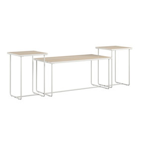 Dante Coffee And End Table Set Natural