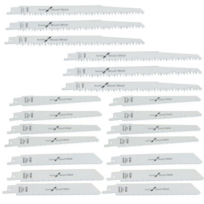 Dapetz Reciprocating Saw Blades Carbide Steel Replacement Saw Blade Kit ...