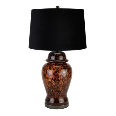 Dapple Acanthus Table Lamp - Glass - L44 x W44 x H76 cm -