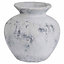 Darcy Antique White Vase - Ceramic - L31 x W31 x H30 cm - Stone