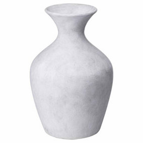 Darcy Ellipse Vase - Ceramic - L23 x W23 x H36 cm - Stone