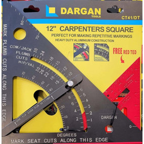 Dargan 12 Inch 300mm Carpenters Speed Roofers Square Roofing Angle Tool CT41/DT