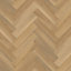 Dark Beige Wood Effect Herringbone Vinyl Tile, 2.0mm Matte Luxury Vinyl Tile For Commercial & Residential Use,5.0189m² Pack of 80